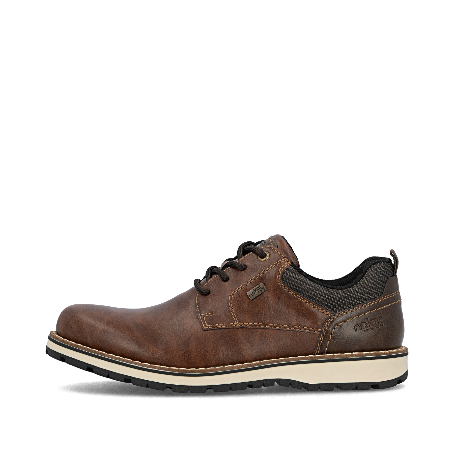 Rieker Heren 38406 Veterschoenen, bruin, 46 EU, bruin, 46 EU