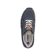 Blaue Rieker Herren Schnürschuhe 14300-14 mit Reißverschluss sowie Extraweite H. Schuh von oben.
