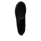 Tiefschwarze Rieker Damen Kurzstiefel X8250-00 mit Flip-Grip Sohle. Schuh von oben.