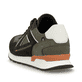 Braune Rieker Herren Sneaker Low U0310-54 mit einer leichten und griffigen Sohle. Schuh von hinten.
