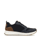 Blaue Rieker Herren Sneaker Low B0700-14 mit Schnürung sowie der Komfortweite G. Schuh Innenseite.