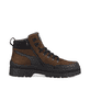 Braune Rieker Herren Schnürstiefel U0260-25 mit wasserabweisender TEX-Membran. Schuh Innenseite.