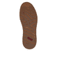 Baskets basses Rieker bleues pour homme 37029-14 avec détails marrons. Semelle extérieure de la chaussure.