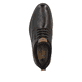 Schwarz-braune Rieker Herren Slipper 14755-00 aus Glattleder. Schuh von oben.