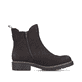 Dunkelbraune Rieker Damen Chelsea Boots Y9160-25 mit einem Reißverschluss. Schuh Innenseite.