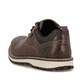 Braune Rieker Herren Schnürschuhe 38406-24 mit wasserabweisender TEX-Membran. Schuh von oben.