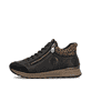 Schwarze Rieker Damen Kurzstiefel N1457-00 mit Ready2GO Schnell-Anziehfunktion. Schuh Außenseite.