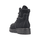 Asphaltschwarze Rieker Damen Chelsea Boots 72690-00 mit einer leichten Sohle. Schuh Innenseite