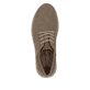 Braune Rieker Herren Schnürschuhe 10405-25 mit der Extraweite H. Schuh von oben.