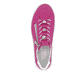 Rosane Rieker Damen Sneaker Low M1954-31 mit einem Reißverschluss. Schuh von oben.