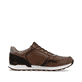 Braune Rieker Herren Sneaker Low U0311-24 mit Schnürung sowie Komfortweite G 1/2. Schuh Innenseite.