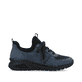 Königsblaue Rieker Damen Slipper M4970-14 mit einer schockabsorbierenden Sohle. Schuh Innenseite