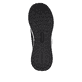 Schwarze vegane Rieker Damen Sneaker Low W2701-00 mit einer Schnürung. Schuh Laufsohle.