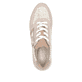 Rosane Rieker Damen Sneaker Low 58902-31 mit einem Reißverschluss. Schuh von oben.