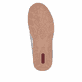 Blaue Rieker Damen Slipper L0593-12 mit einem Gummizug. Schuh Laufsohle.