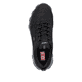 Schwarze Rieker Herren Schnürschuhe 35503-00 mit wasserabweisender TEX-Membran. Schuh von oben.