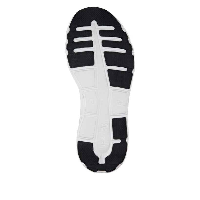 Grüne Rieker Herren Sneaker Low U3500-54 mit Schnürung sowie ultraleichter Sohle. Schuh Laufsohle.