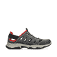Graue Rieker Herren Slipper B8366-45 mit einem Gummizug sowie Komfortweite G 1/2. Schuh Innenseite.