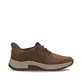 Nougatbraune Rieker Herren Slipper 11050-22 mit easy Hineinschlüpf-Möglichkeit. Schuh Innenseite.