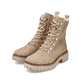 
Braunbeige Rieker Damen Schnürstiefel 72643-60 mit einer schockabsorbierenden Sohle. Schuhpaar schräg.