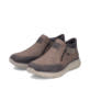 Braune Rieker Herren Kurzstiefel B1852-24 mit wasserabweisender TEX-Membran. Schuhpaar seitlich schräg.