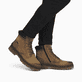 Braune Rieker Herren Schnürstiefel U0272-68 mit wasserabweisender TEX-Membran. Schuh am Fuß.