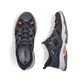 Chaussons Rieker bleus pour homme B8350-14 avec fonction slip-in Ready2GO. Chaussure vue de dessus, couchée.
