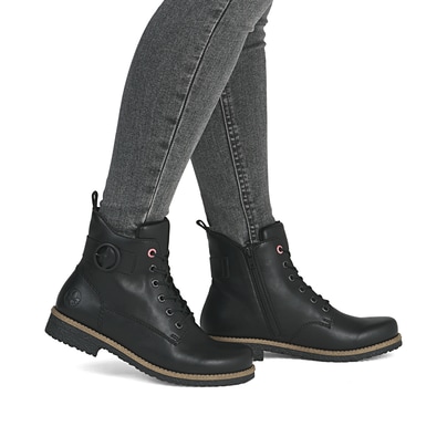 Rieker Femme Bottes à lacets