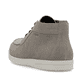 Beige Rieker Herren Kurzstiefel B2303-60 mit moderner Spannnaht sowie Schnürung. Schuh von hinten.