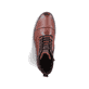 Braune Rieker Herren Schnürstiefel 33440-24 aus Glattleder. Schuh von oben.