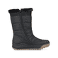 Schwarze Rieker Damen Kurzstiefel Y4765-00 mit wasserabweisender TEX-Membran. Schuh Innenseite.