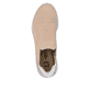 Rosane Rieker Damen Slipper M5072-31 mit einem Gummizug sowie flexibler Sohle. Schuh von oben.