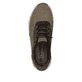 Braune Rieker Herren Slipper 11055-25 mit easy Hineinschlüpf-Möglichkeit. Schuh von oben.