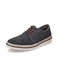 Graue Rieker Herren Schnürschuhe B2310-45 mit der Komfortweite G 1/2. Schuh seitlich schräg.