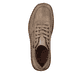 Beige Rieker Herren Schnürschuhe 03010-64 mit Reißverschluss sowie Extraweite H. Schuh von oben.