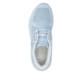 Blaue Rieker Sport Damen Sneaker Low M9000-10. Schuh von oben.