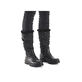 Braune Rieker Damen Hochschaftstiefel 73291-25 mit wasserabweisender TEX-Membran. Schuh am Fuß.