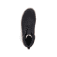 
Urbanschwarze Rieker Herren Schnürstiefel 38419-00 mit einer robusten Profilsohle. Schuh von oben
