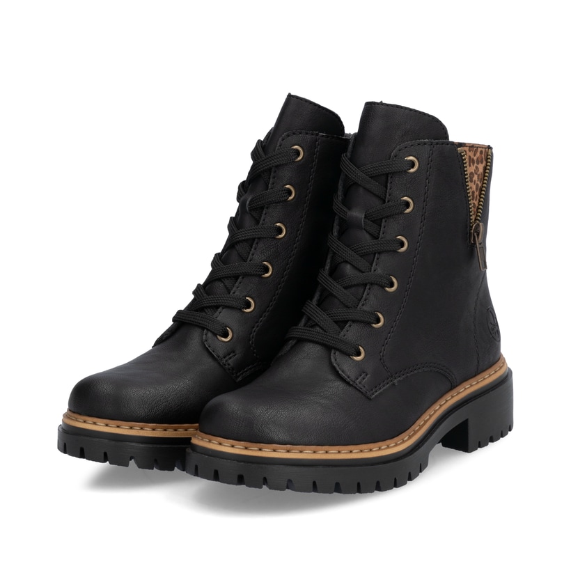 Rieker 72617-00 Boots in Black | UK