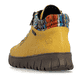 Gelbe Rieker Damen Schnürstiefel N1305-68 aus Glattleder. Schuh von hinten.