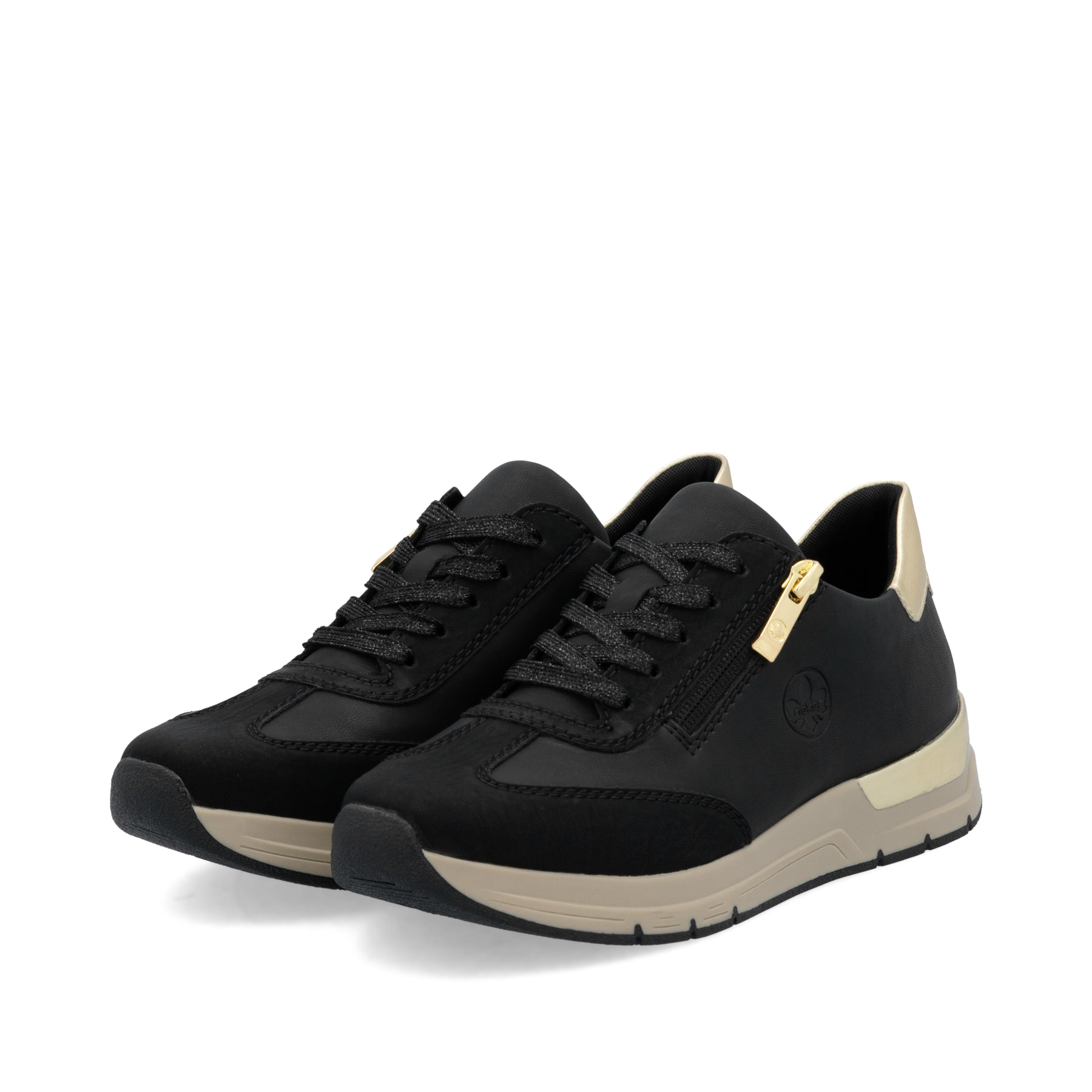 Edle Sneaker Damen Schwarz