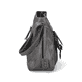 Rieker Handtasche H1340-42 in Grau mit geflochtenem Deko-Riemen, Reißverschluss und Handyfach. Rechtsseitig.