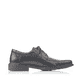Schwarze Rieker Herren Schnürschuhe B0812-00 mit modernen Ziernähten. Schuh Innenseite.