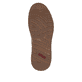 Braune Rieker Herren Schnürschuhe 37029-24 mit rundem Logo sowie Reißverschluss. Schuh Laufsohle.