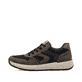 Blaue Rieker Herren Sneaker Low 11501-14 mit Reißverschluss sowie Extraweite H. Schuh Außenseite.