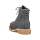Ozeanblaue Rieker Damen Hochschaftstiefel 94791-14 mit einer robusten Profilsohle. Schuh Innenseite