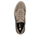 Baskets basses Rieker beiges pour femme N9503-20 avec imprimé léopard. Semelle extérieure de la chaussure.