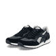 Blaue Rieker Herren Sneaker Low U0302-15 mit Schnürung sowie Komfortweite G 1/2. Schuhpaar seitlich schräg.
