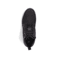 Schwarze Rieker Herren Schnürstiefel 36040-00 aus Rauleder. Schuh von oben.