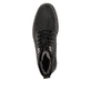 Schwarze Rieker Herren Schnürstiefel 33121-00 mit wasserabweisender TEX-Membran. Schuh von oben.